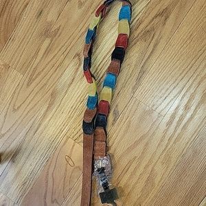 Vintage color block belt Size Medium